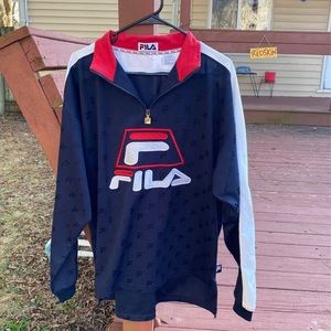 Vintage Fila QuarterZip Longsleeve ❤️❤️